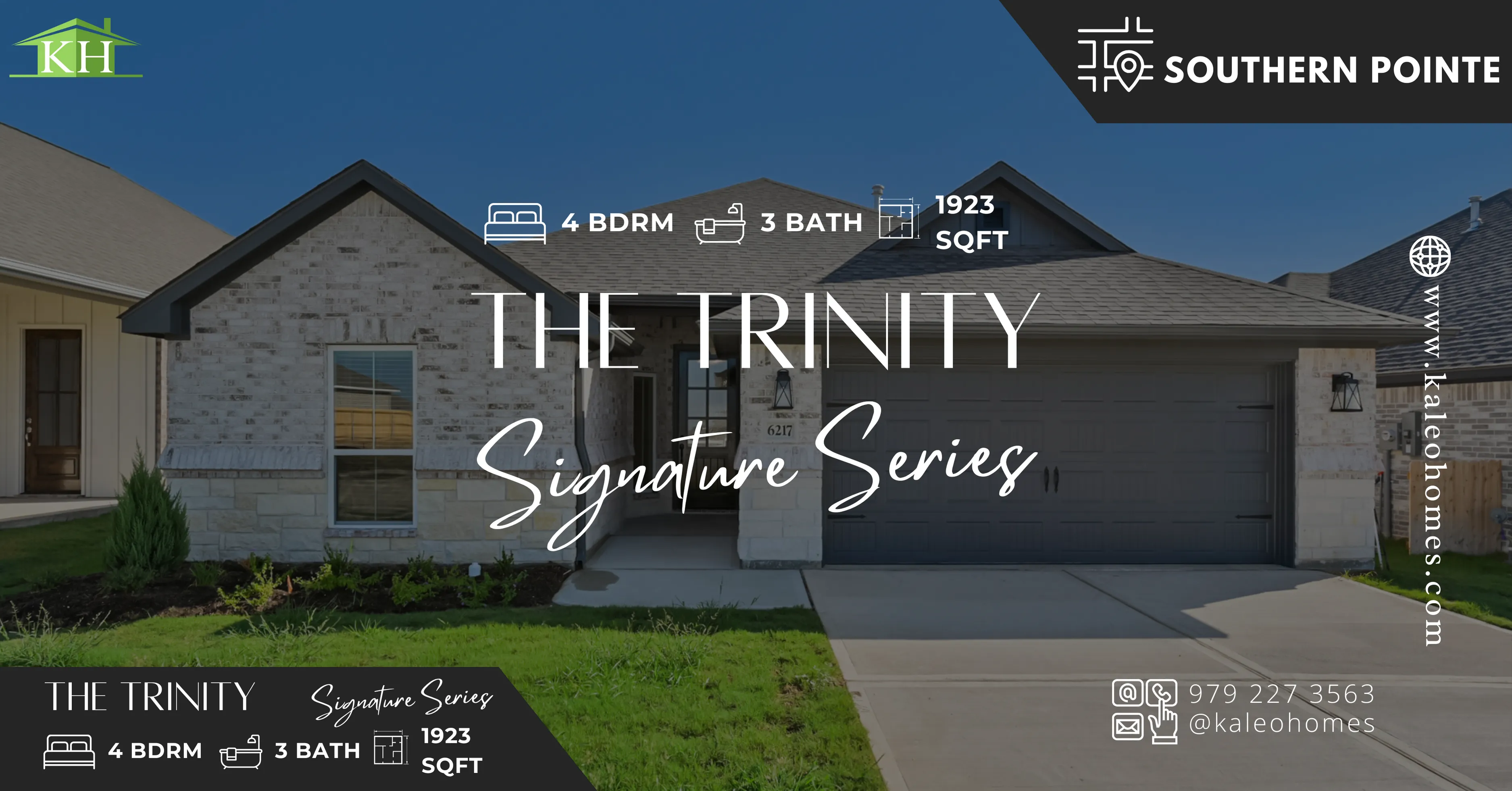 The Trinity Plan by Kaleo Homes Available in Southern Pointe