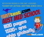 ISAT Crash Course Books 1 & 2 (Australia Medical Schools 2024) 4th Edition 839 PAGES 1500 QN *MUST PAIR WITH LESSONS*