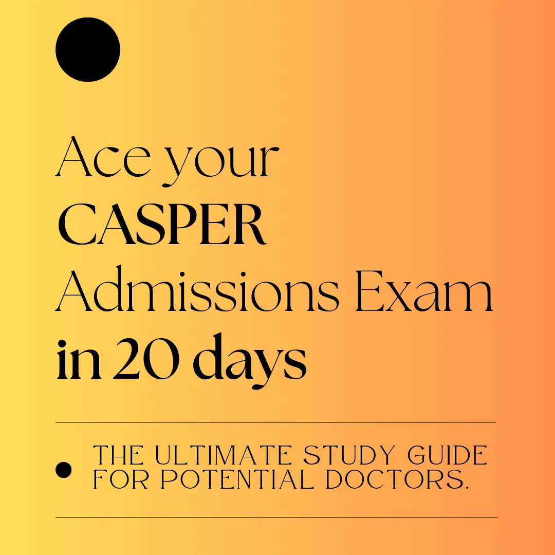 CASPER Crash Course Book 2nd Edition 341 PAGES 450+Q
