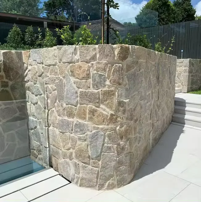 Tuscany Limestone Crazy Pattern Wall Cladding 