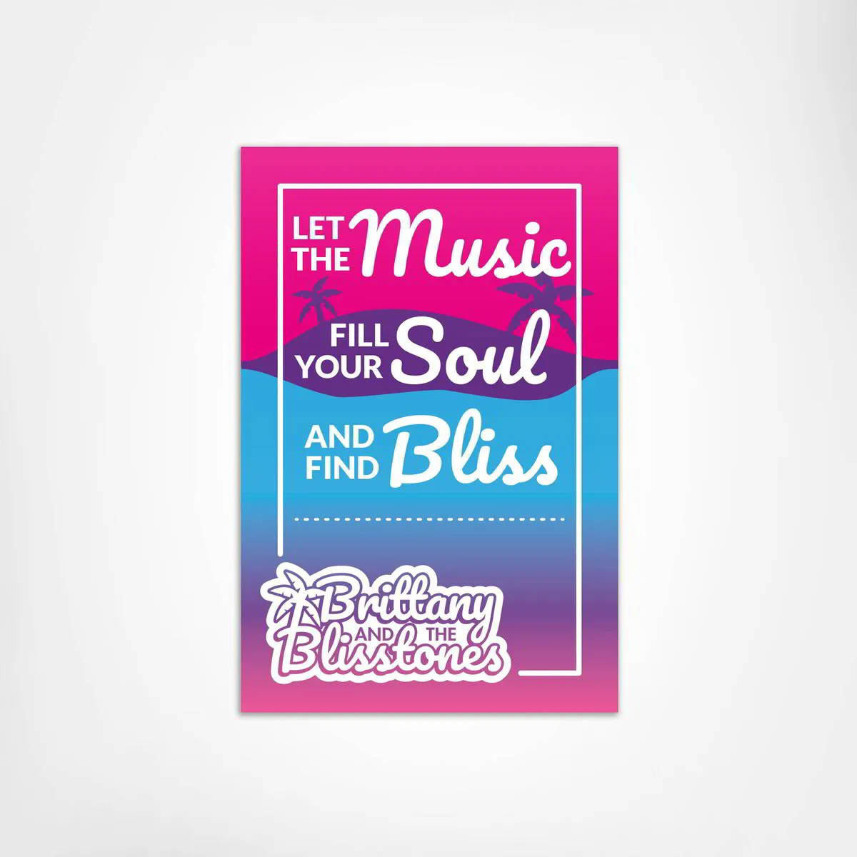 Music, Soul, Bliss Sticker