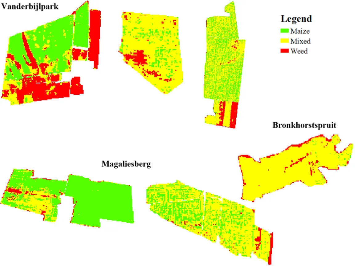 UP and CSIR maps for maize farmers to enable precision weeding