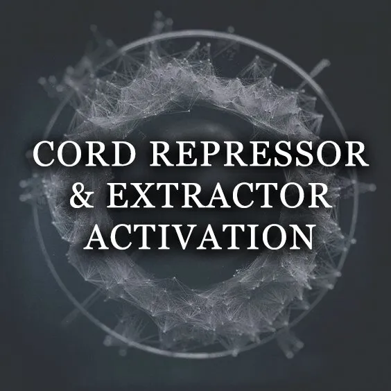 CORD REPRESSOR EXTRACTOR ACTIVATION