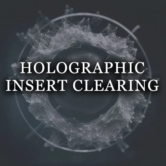 HOLOGRAPHIC INSERT CLEARING