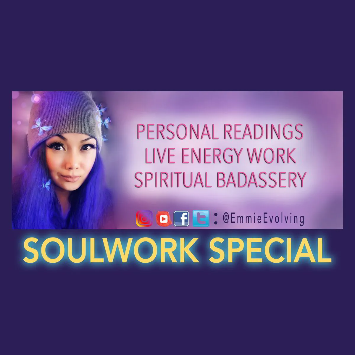 🔥 SOULWORK SPECIAL EVENT 🔥 Live Readings, Energy Work, Spiritual Badassery