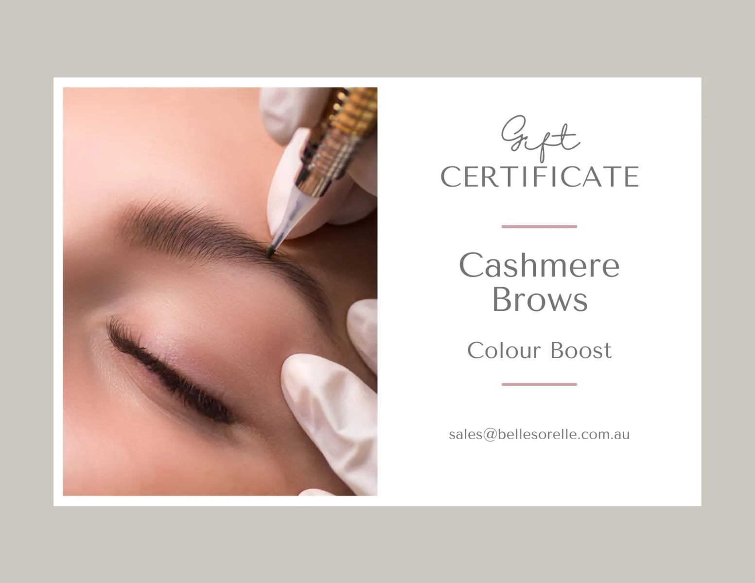 Cashmere Brows - 12 month Colour Boost
