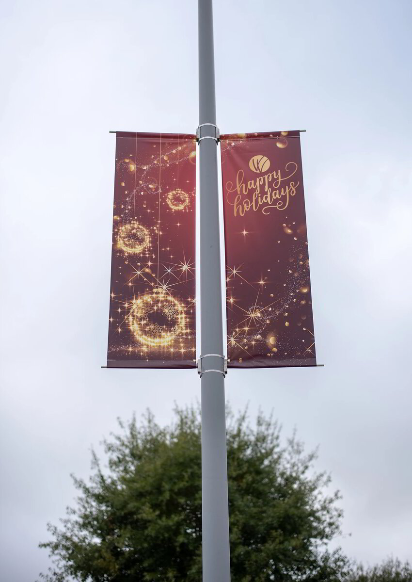 Outdoor Christmas Banners and Flags Jubilee Decor