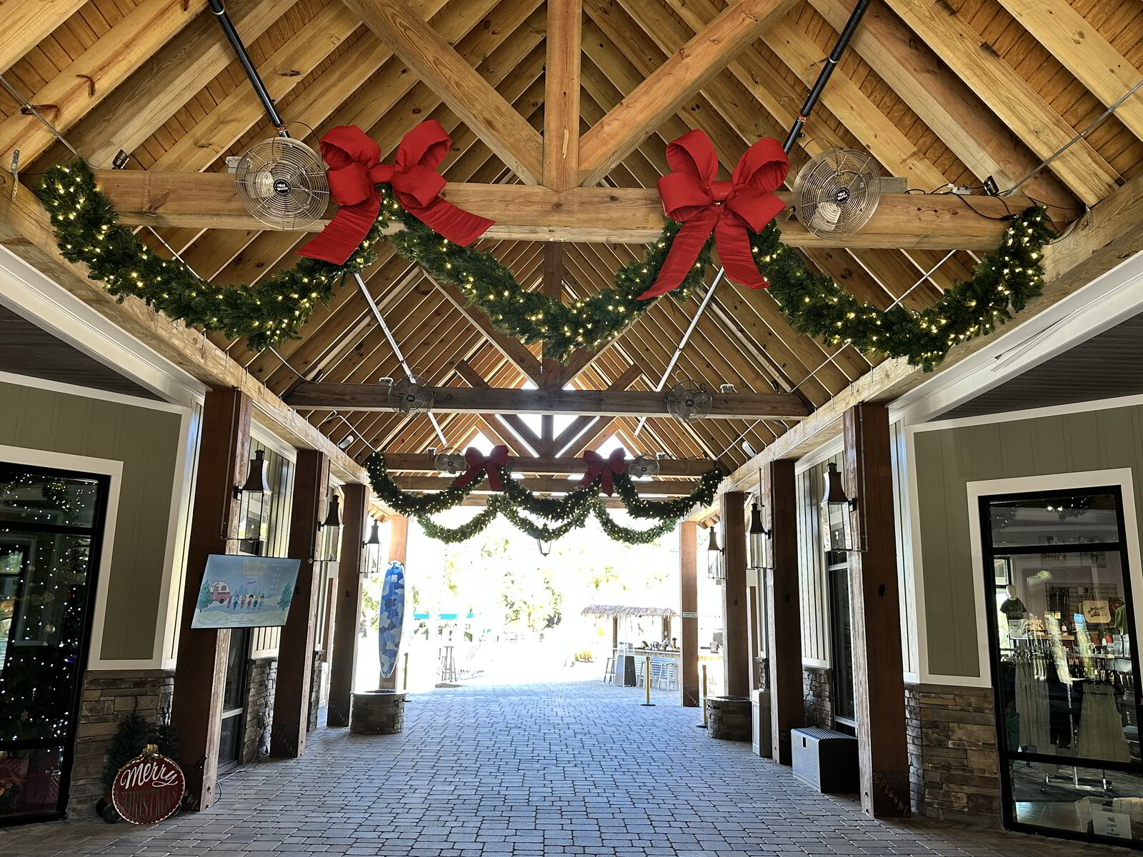 Commercial Outdoor Christmas Garland