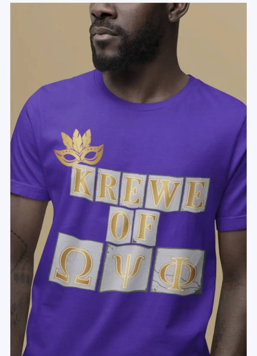 Krewe of Omega Psi Phi T-shirt (Bella Canvas)