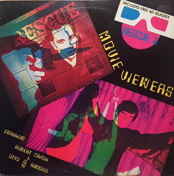 Cover (only) of rare Movie Viewers EP by Rescue 1
