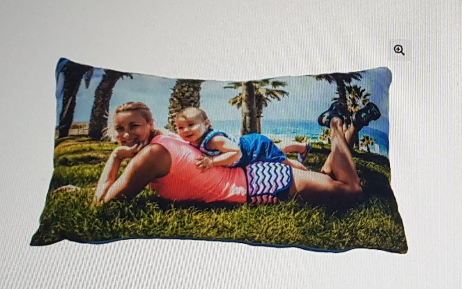 Personalised Oblong Photo Cushion (60x40)
