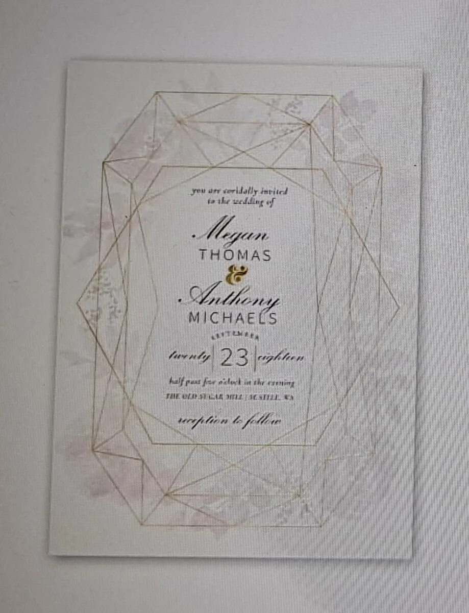 Obegan Wedding Invitation