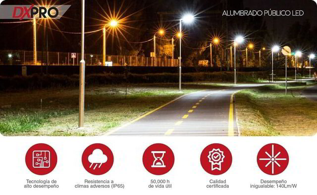 Luminaria Alumbrado Público LED 30W - DXPRO