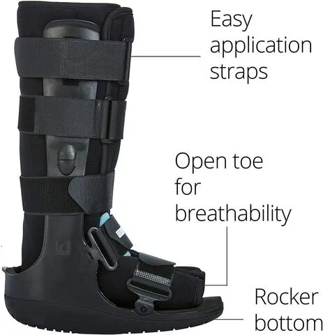 Cam Walkers/Moon boots for patient's leg