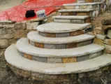 Custom Sandstone Steps