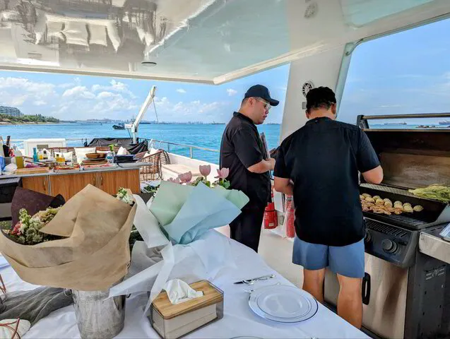 Yacht Dining on Small to Medium Size Yacht