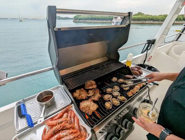 BBQ on Yacht with Private Chef