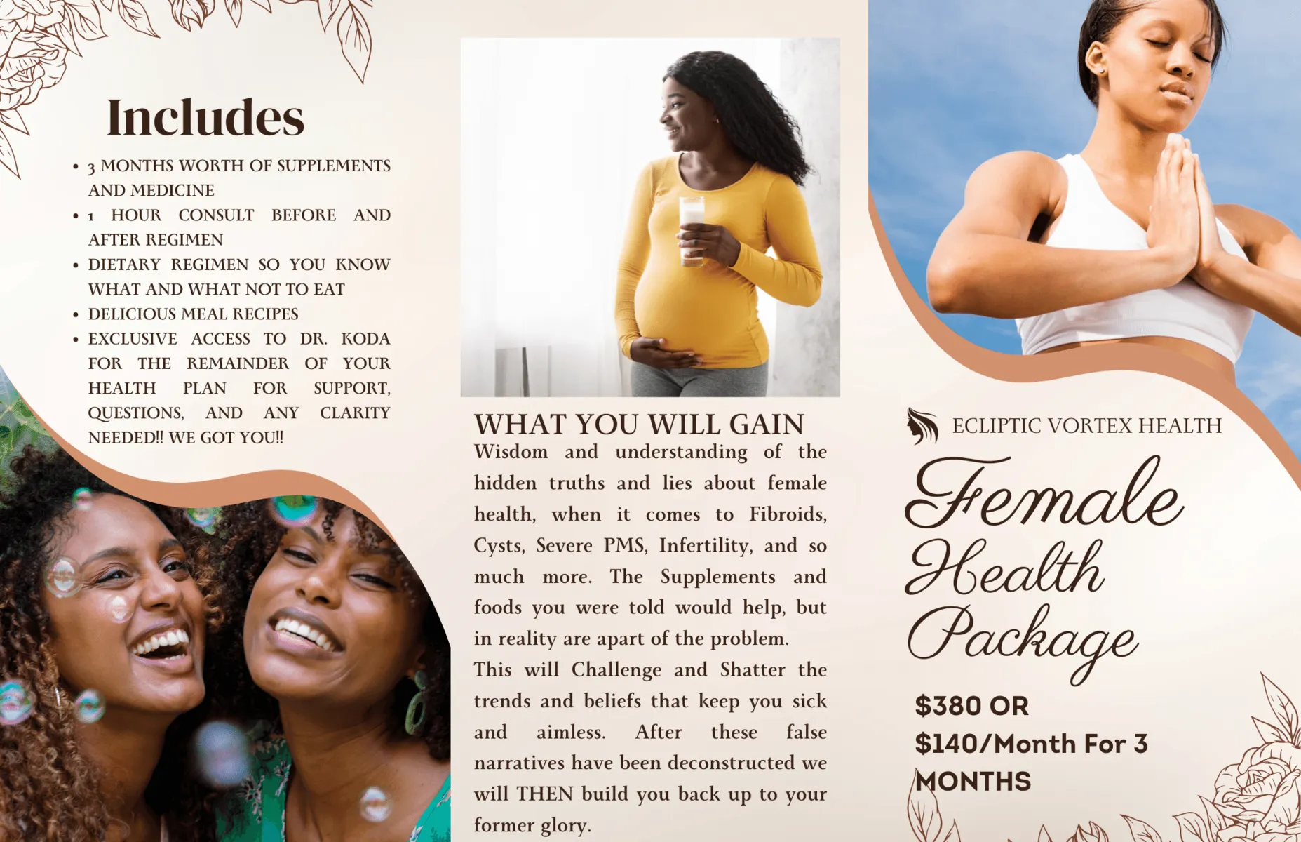 Female Reproductive Restoration Package (Fibroid, Polycystic Ovary syndrome & Infertility)