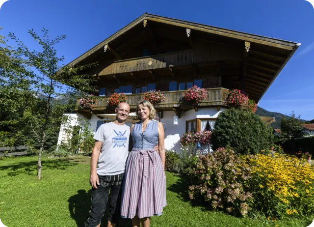 Ferienwohnung Lieblingsort im Chiemgauer Voralpenland - Gastgeber Peter und Ulrike