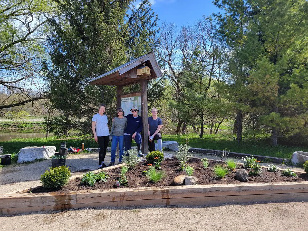 Spring 2022 Update of the TCT/Health Valley Trail Entrance in St Jacobs