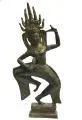 12"Khmer Angkor/Cambodian Statue Nang Teap Apsorn Figurine Dancing Style