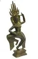 12"Khmer Angkor/Cambodian Statue Nang Teap Apsorn Figurine Dancing Style