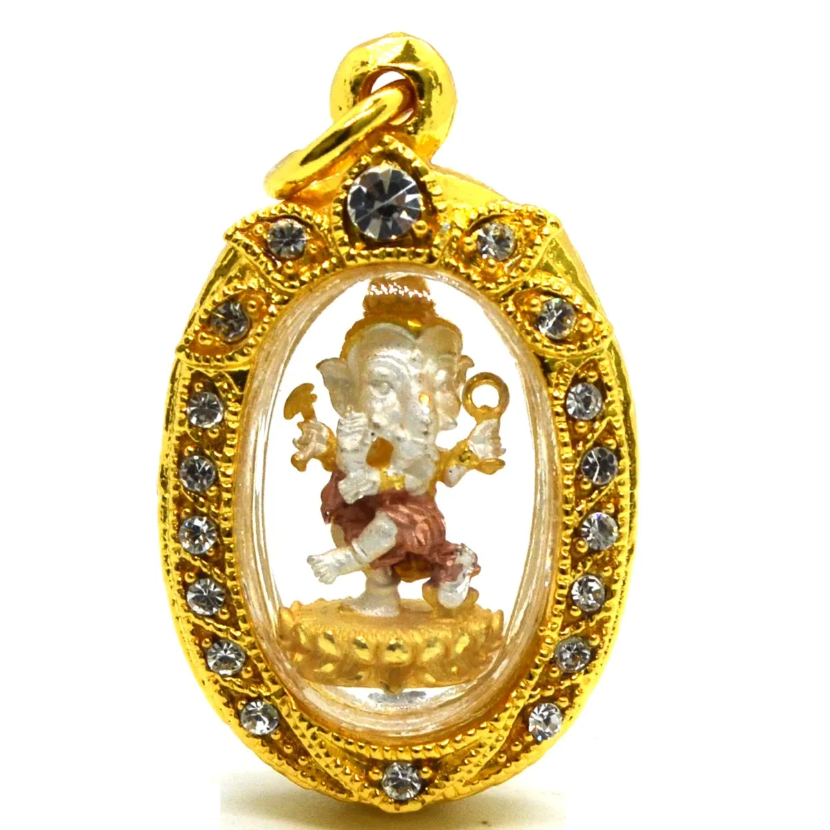 Religious Traditional Buddha Jewelry Lord Ganesh Ganesha Hindu Deity God Success Amulet Nice Gift from Thailand