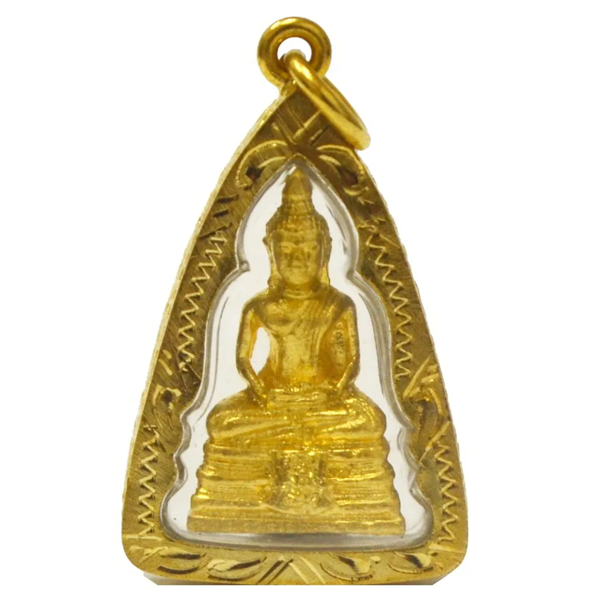 Thai Buddhist Jewelry Pendant Loung Bhor Sothorn Buddha Amulets Lucky for Life 