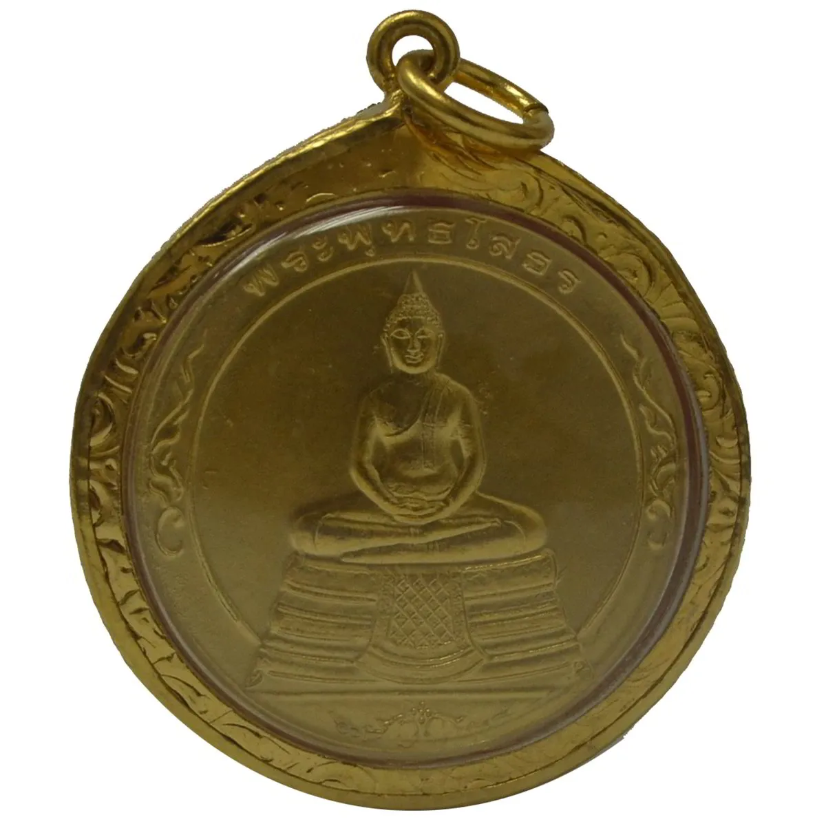 Thai Buddhist Jewelry Pendant Loung Bhor Sothorn Buddha Amulets Lucky for Life 