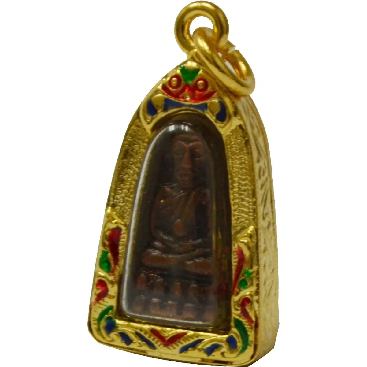  Thai Monk Amulets Mini Lp Tuad Wat Changhai Buddha Amulet Lucky Rich Magic Pendant