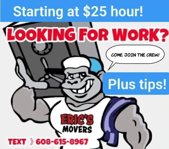 ERIC'S MOVING & DELIVERY SERVICES IN LA CROSSE, WISCONSIN