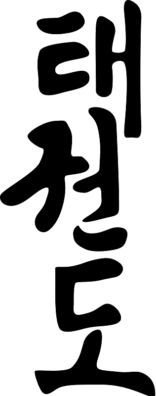 Taekwon-Do written in Chinese Caligraphy