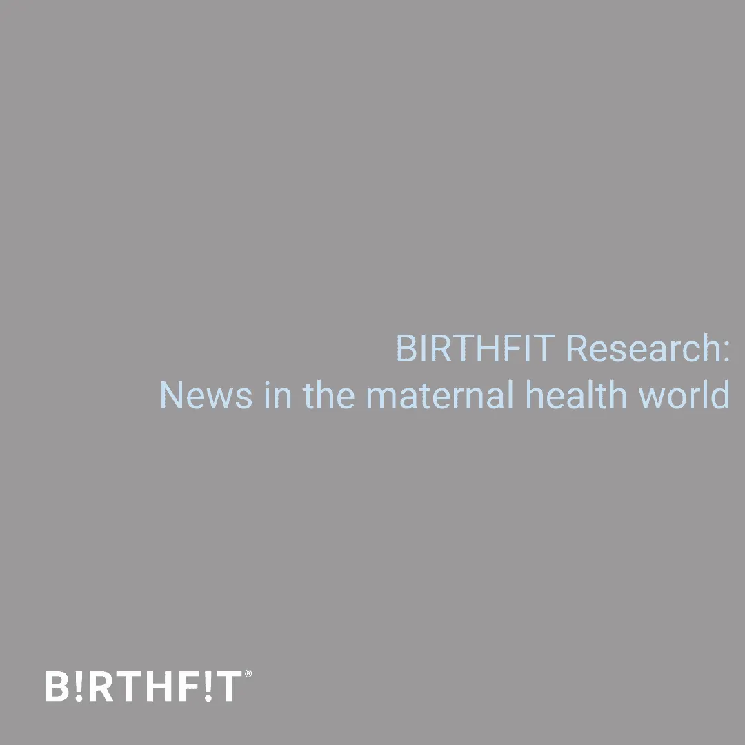 Current Events in Maternal Health Care: August 2020
