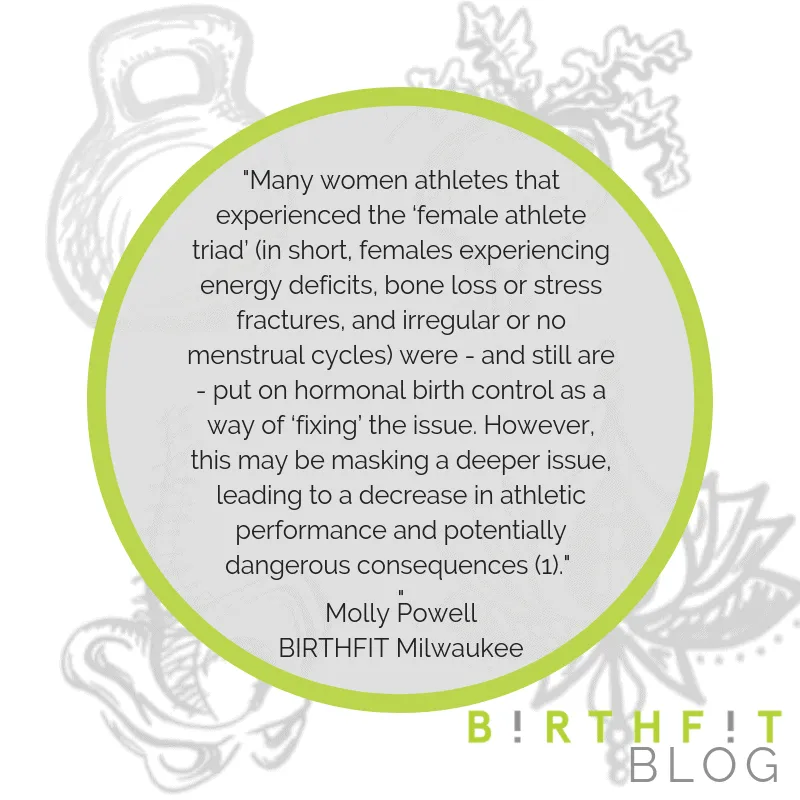The Pill and the Female Athlete