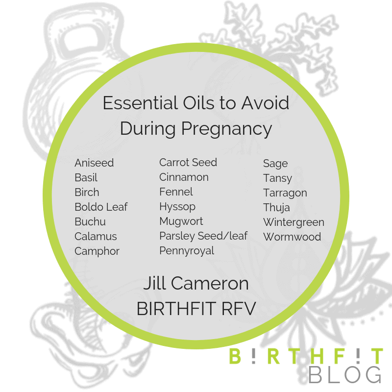 Essential oils for pregnancy