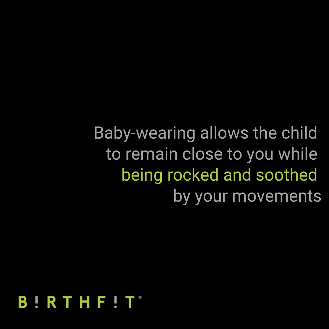 Babywearing Benefits