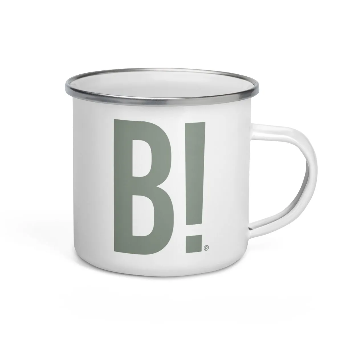 B! Enamel Mug