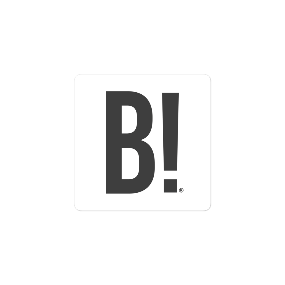 B! Sticker