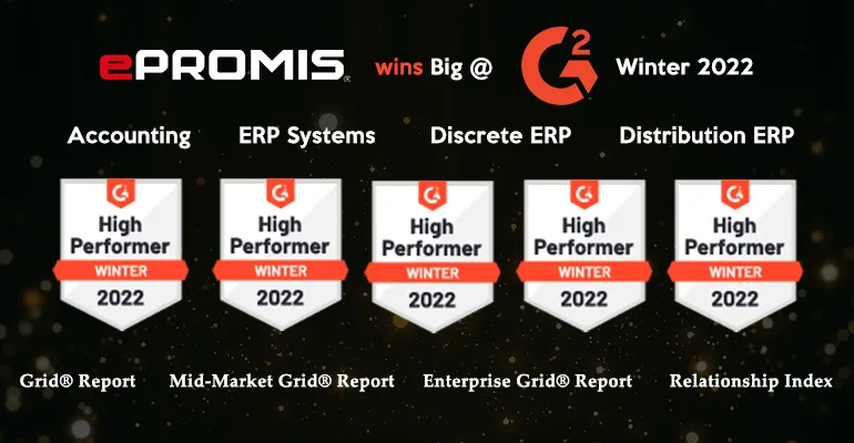 ePROMIS Secures High Performer Status In G2 Crowd Quadrants