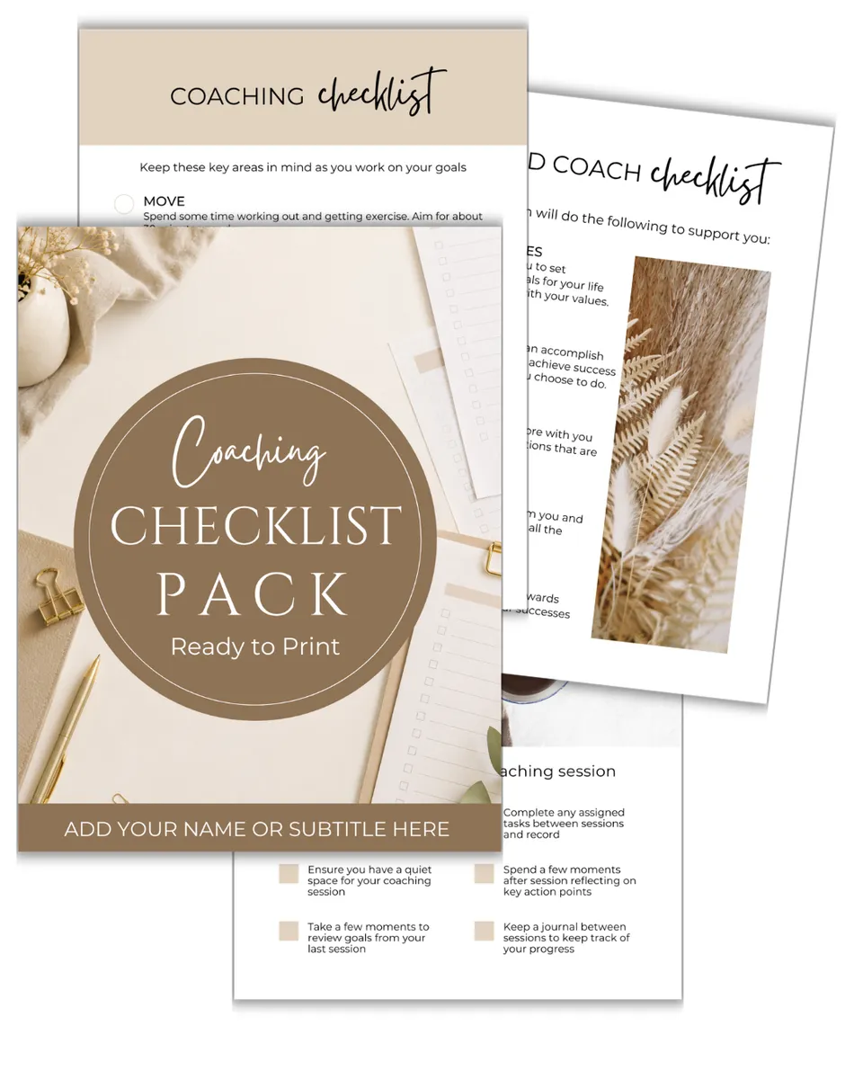 Coach's Essential Canva Collection with PLR Rights