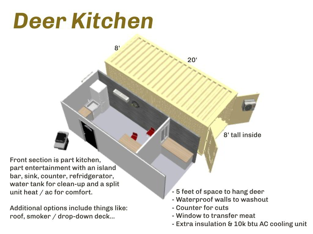 The Deer Kitchen, Deer Locker & Deer Cooler CWD