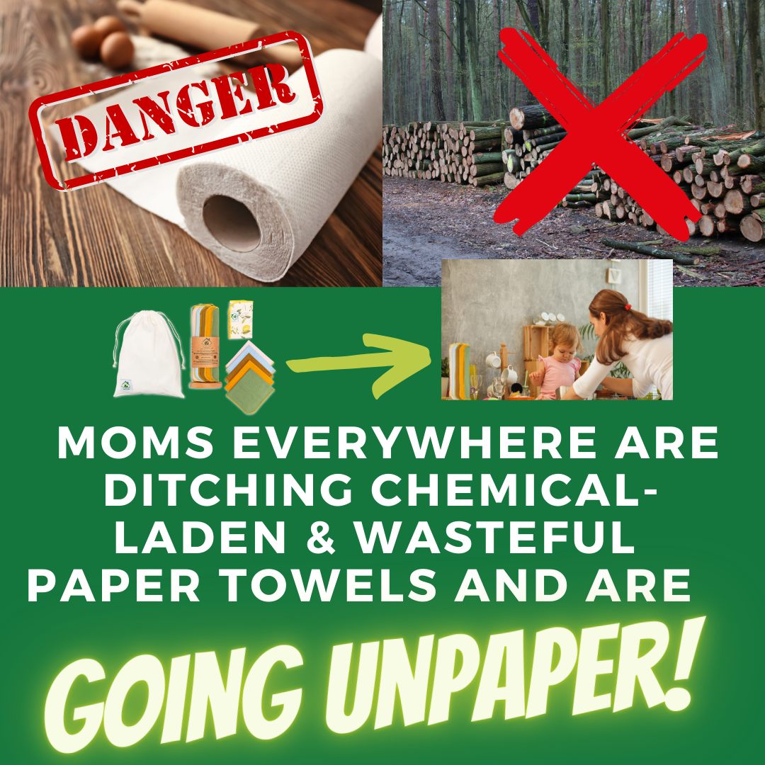 Why moms and families everywhere are ditching paper towels and switching to reusable (un)paper