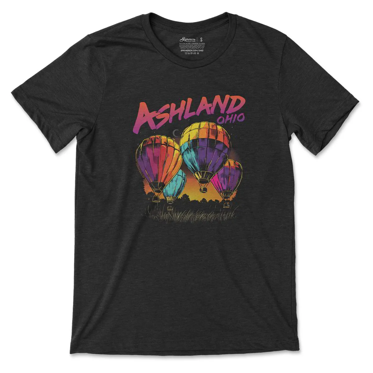 Ashland Ohio Balloon Glow T-Shirt