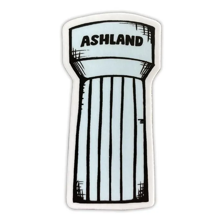 Ashland Ohio Water Tower Sticker