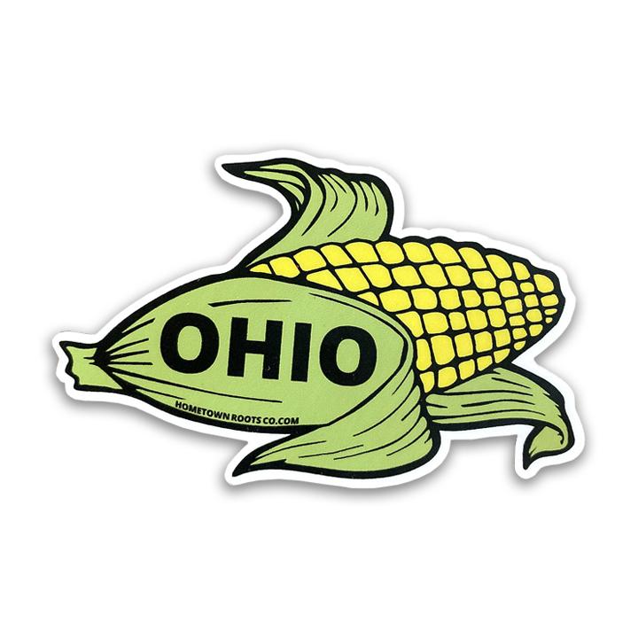 Funny Ohio Corn Cob Sticker