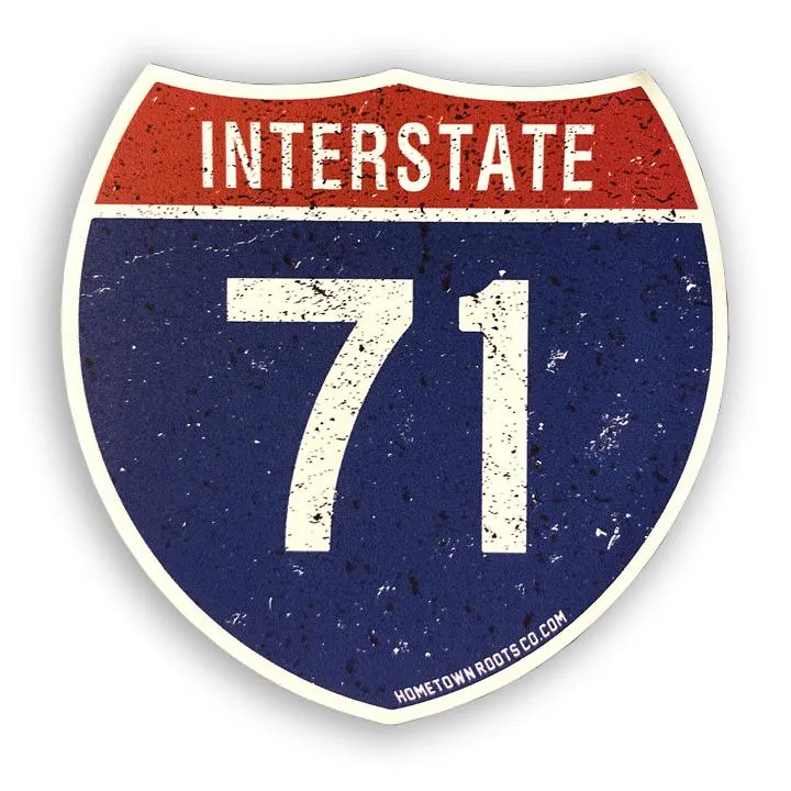 Ohio Interstate I71 Highway Sticker / Magnet