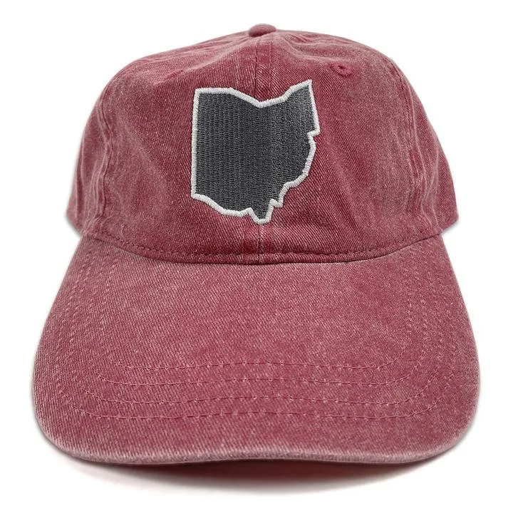 Ohio State Icon Vintage Style Dad Hat