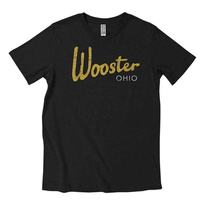 Wooster Ohio Cursive Script T Shirt