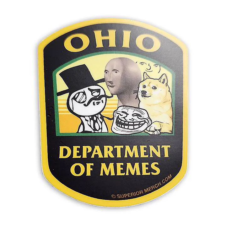 Ohio Department Of Memes Sticker