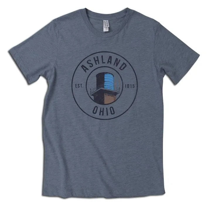 FE Myers Vintage Ashland Ohio Water Tower T-Shirt